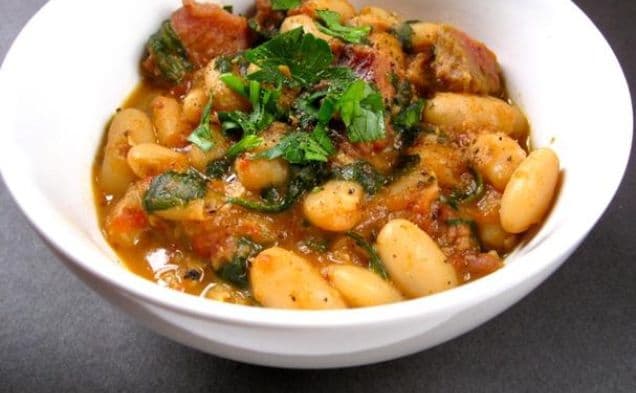 Cannellini Bean and Smoked Turkey Stew