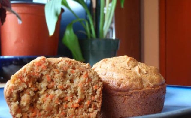 Carrot Oat Muffins