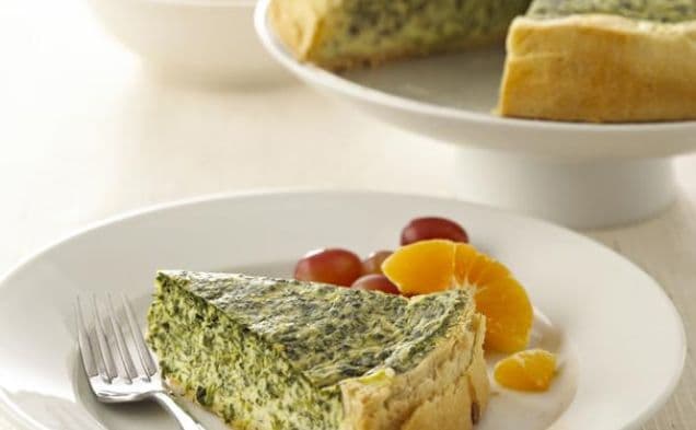 Chavrie Spinach Quiche