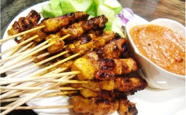 Chelley's Thai Style Chicken Satay
