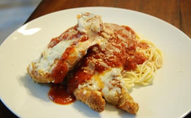 Chicken Parmesan With Pasta