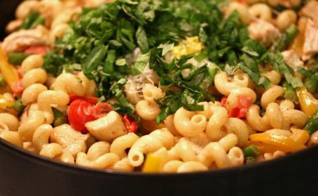 Chicken Pasta Primavera - Flower Patch Farmgirl Style
