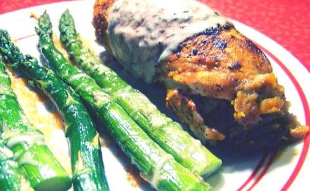 Chicken/sweet Potato Roulade With Goat Cheese Sauce