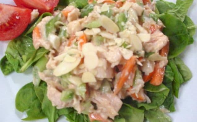 Chinese Chicken Salad With Creamy Soy Dressing