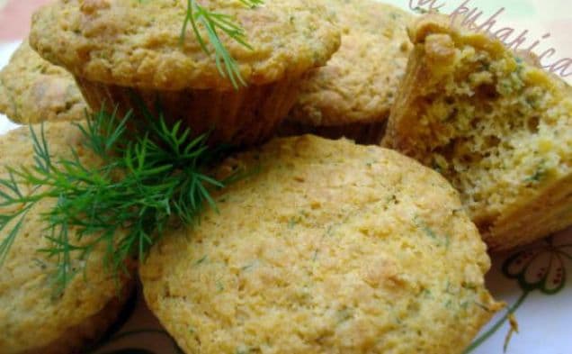 Chive and dill muffins