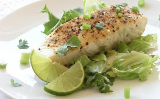 Cilantro Lime Halibut