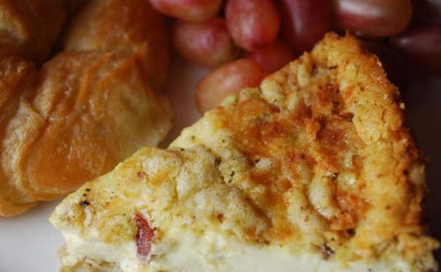 Classic Custard Quiche Lorraine