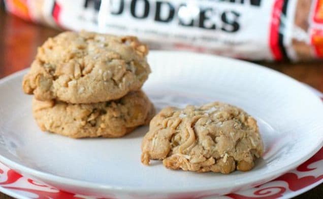 Coconut Chow Mein Butterscotch Cookies