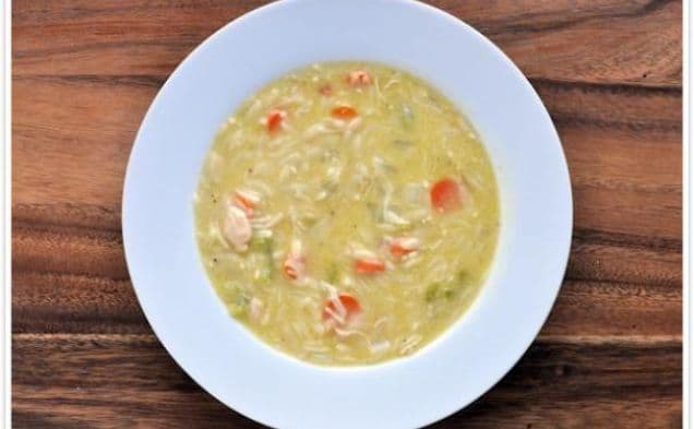 Creamy Chicken Orzo Soup