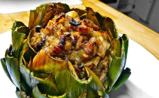 Stuffed Artichoke Main Dish