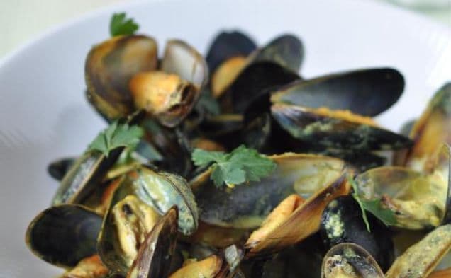 Curry Mussels