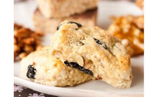 Dried Cherry-Almond Scones