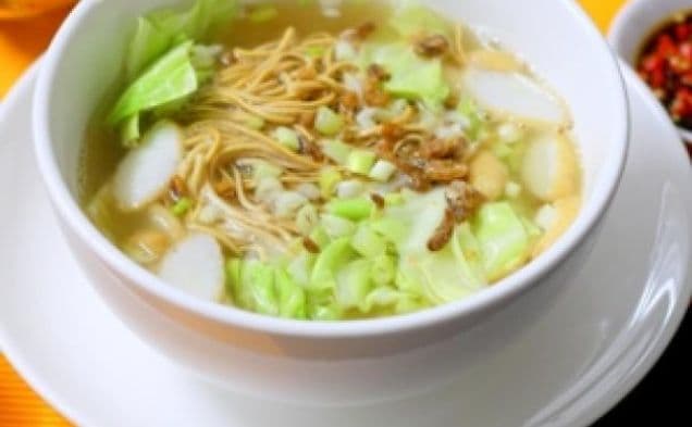 Dried Prawns Yee Mee Soup