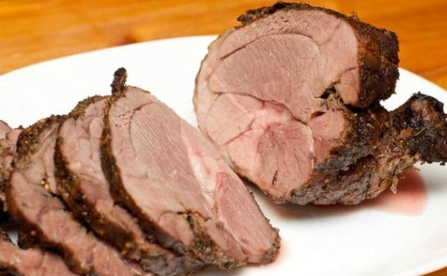 Easy Garlic Roast Leg Of Lamb With Rosemary and Parsley
