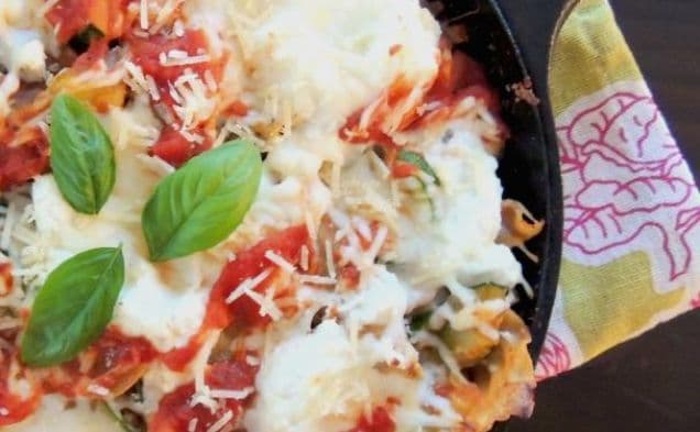 Easy Skillet Garden Lasagna