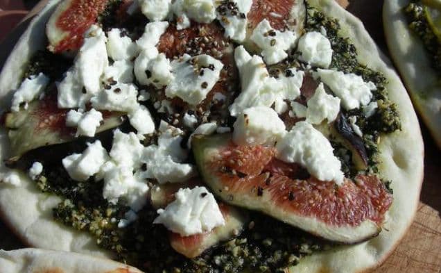 Fig and Goat Cheese Pizza With Pesto
