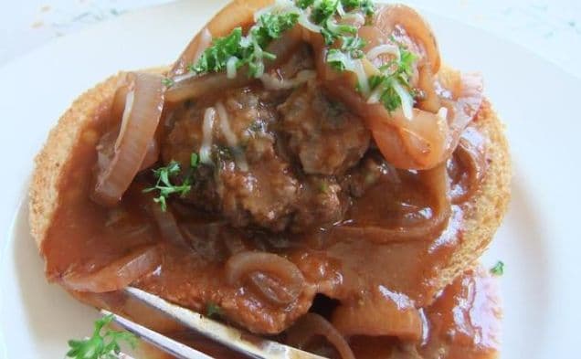 French Onion Salisbury Steak