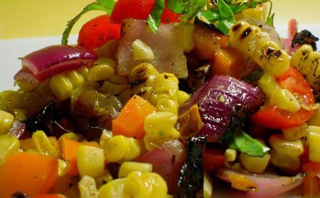 Fresh Grilled Corn Salad