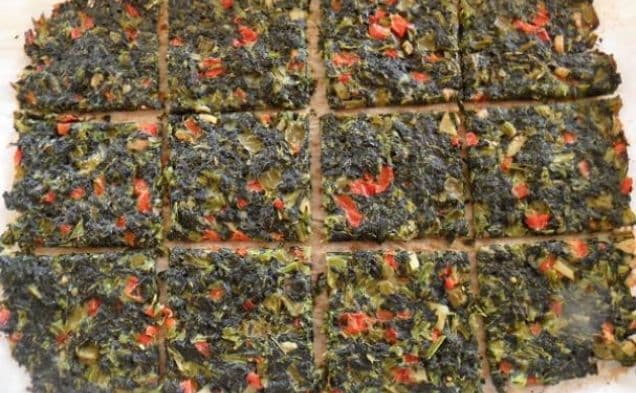 Gluten Free & Flour-Less Bread with Collard Greens