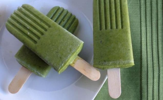 Green Monster Ice Pops