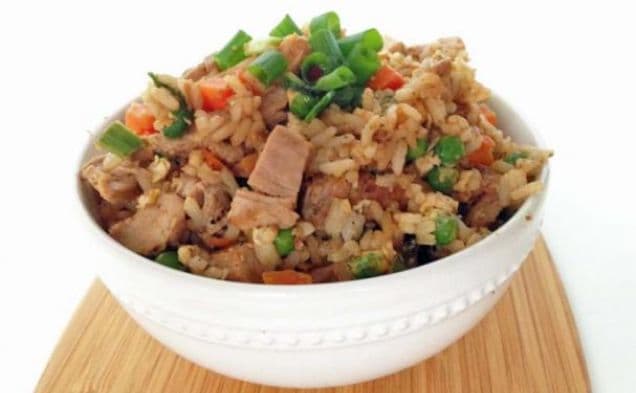 Healthier Pork Fried Rice
