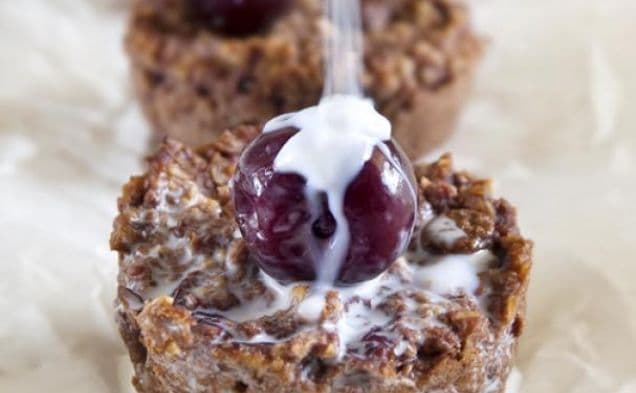 Healthy Black Forest Baked Oatmeal