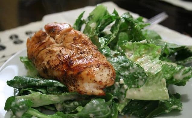 Salmon Caesar Salad
