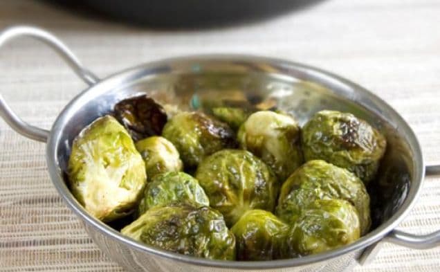 Honey Dijon Roasted Brussels Sprout