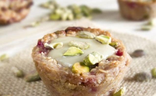 Honey Nut Raspberry Baked Oatmeal