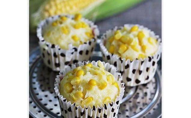 Japanese Steamed Sweetcorn Bun