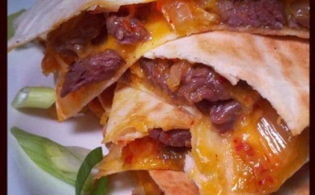 Kogi Kimchi Quesadillas