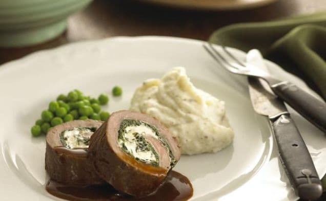 Lamb and Fresh Goat Cheese Roulade