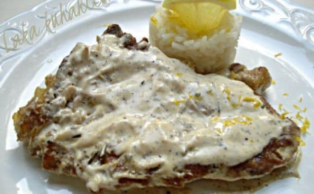 Lemon and pepper veal cutlets