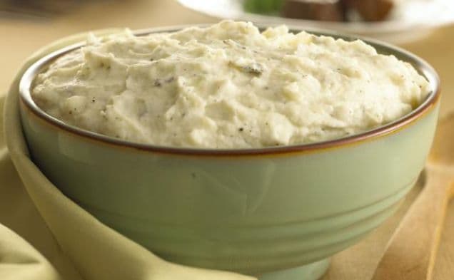Mashed Potatoes with Garlic, Sage & Goat Cheese