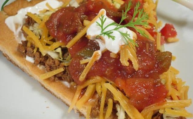 Mexican Fiesta Salad Pizza