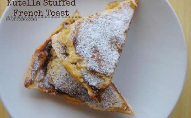 Nutella Stuffed French Toast