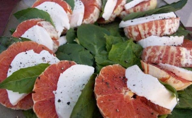 Orange Caprese Salad