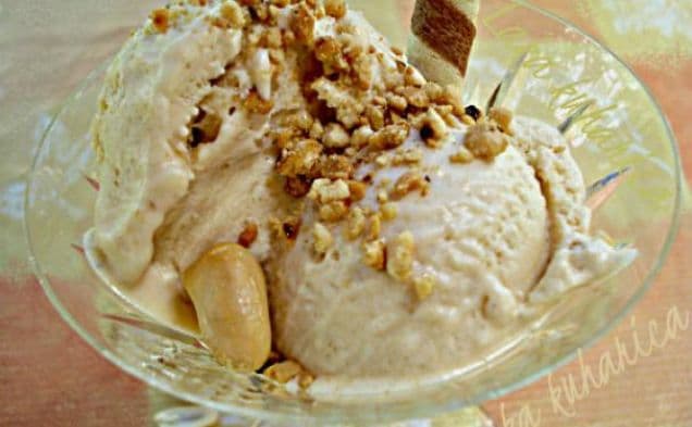 Peanut butter ice cream
