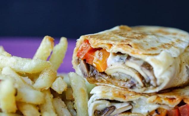 Philly Cheesesteak Grilled Wraps