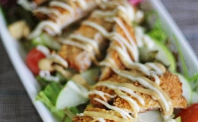 Pork Schnitzel And Apple Salad