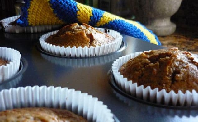 Protein Packed Carrot Muffins