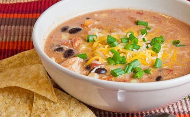 Quick Chicken Enchilada Soup