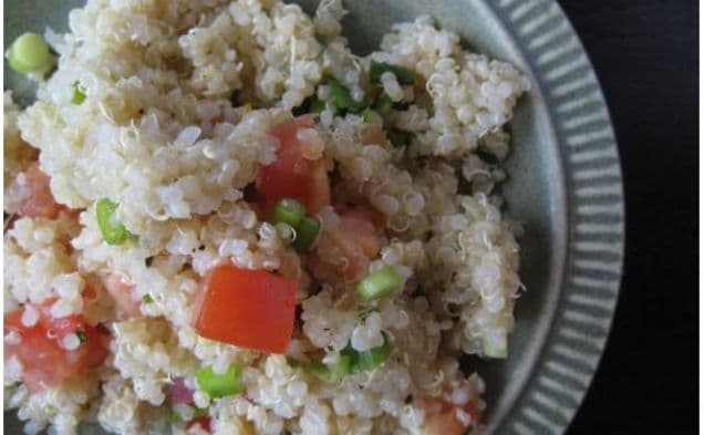 Quinoa, Tomato, Green Onion Side Salad