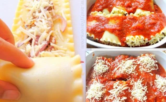 Roll Up Eggplant Lasagna