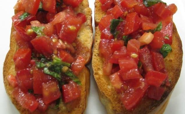 Roma Tomato Bruschetta