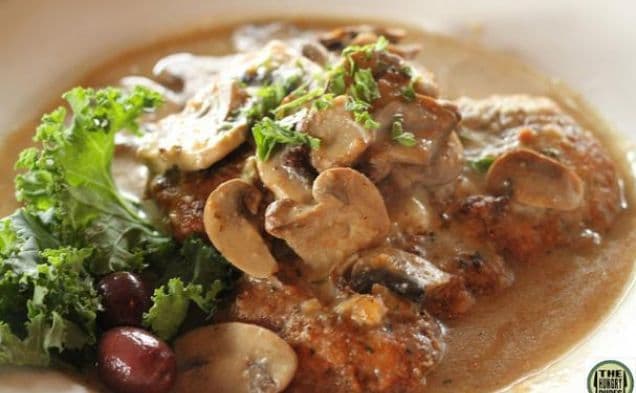 Sauteed Chicken With Mushrooms and Cream