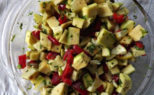 Simple Squash Salad