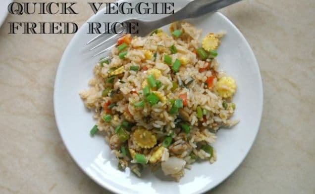 Skinny Veggie Fried Rice