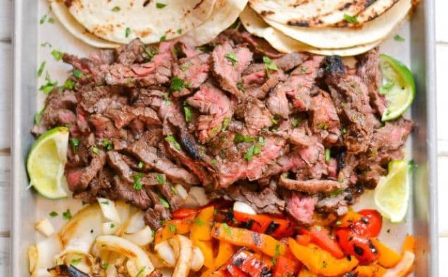 Skirt Steak Fajitas