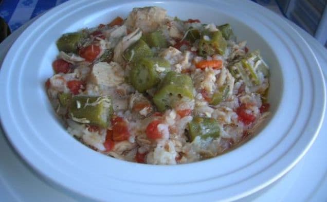 SLOW COOKER CHICKEN GUMBO SOUP
